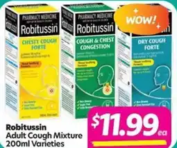 Your Discount Chemist Robitussin Adult Cough Mixture Varieties offer