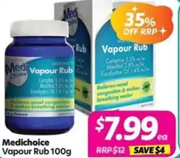 Your Discount Chemist Medichoice Vapour Rub offer