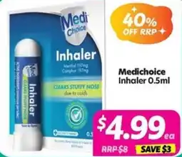 Your Discount Chemist Medichoice Inhaler offer