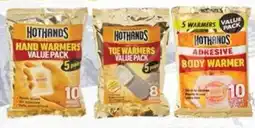 Your Discount Chemist HOTHANDS Hand Warmers, Toe Warmers or Body Warmer offer