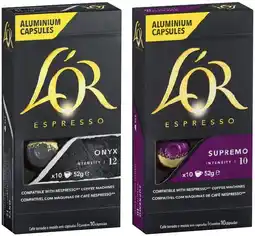 IGA L’OR Espresso Coffee Capsules 10 Pack Selected Varieties offer