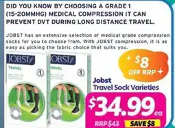 Your Discount Chemist Jobst Travel Sock Varieties offer