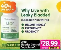 Your Discount Chemist Urox Bladder Control offer