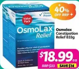 Your Discount Chemist Osmolax Constipation Relief offer