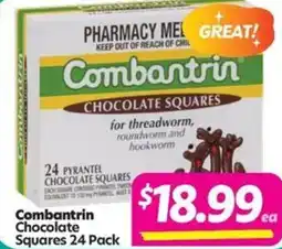 Your Discount Chemist Combantrin Chocolate Squares offer