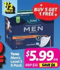 Your Discount Chemist Tena Men's Level 3 offer