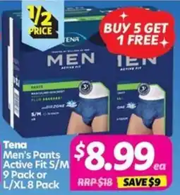 Your Discount Chemist Tena Men's Pants Active Fit S/M offer