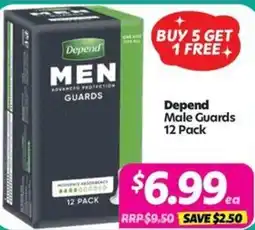Your Discount Chemist Depend Male Guards offer