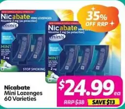 Your Discount Chemist Nicabate Mini Varieties offer