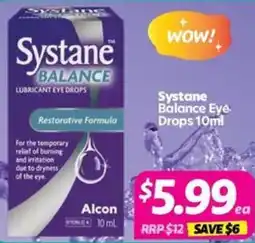 Your Discount Chemist Systane Balance Eye Drops offer
