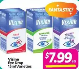 Your Discount Chemist Visine Eye Drop Varieties offer