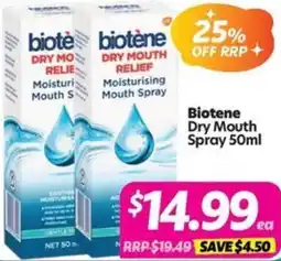 Your Discount Chemist Biotene dry mouth spray offer