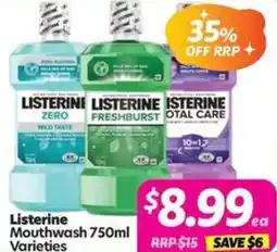 Your Discount Chemist Listerine Mouthwash Varieties offer
