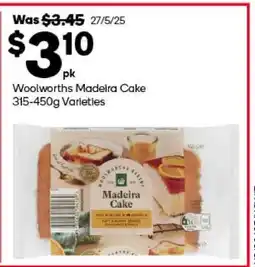 Woolworths Woolworths Madeira Cake offer