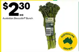 Woolworths Australian Broccolini Bunch offer
