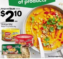 Woolworths Maesri Curry Paste 114g offer