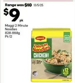 Woolworths Maggi 2 Minute Noodles offer