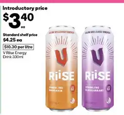Woolworths V-Riise Energy Drink 330ml offer