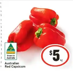 IGA Australian Red Capsicum offer