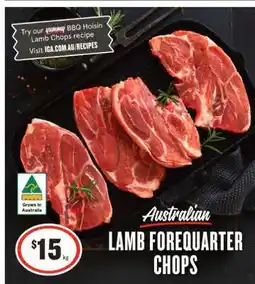 IGA Australian Lamb Forequarter Chops offer