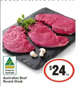IGA Australian Beef Round Steak offer