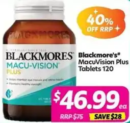 Your Discount Chemist Blackmore's MacuVision Plus offer