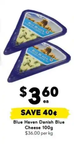 Drakes Blue Haven Danish Blue Cheese 100g offer