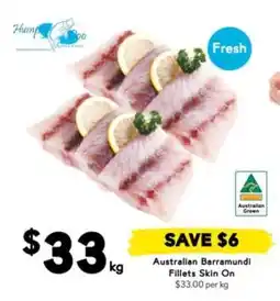 Drakes Australian Barramundi Fillets Skin On offer