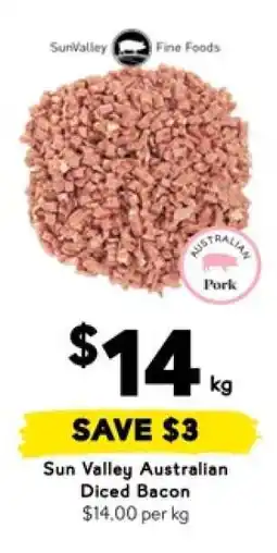 Drakes Sun Valley Australian Diced Bacon offer