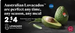 Drakes Queensland Jumbo Avocado offer