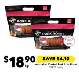 Drakes Australian Cooked Pork Loin Roast offer