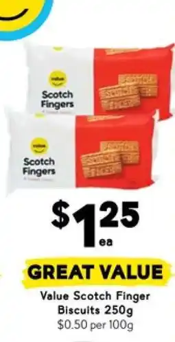 Drakes Value Scotch Finger Biscuits 250g offer