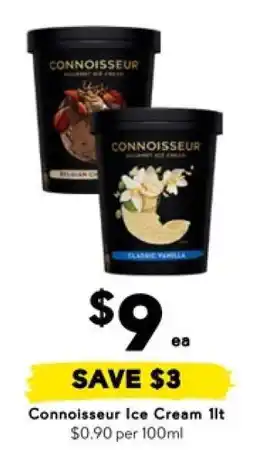 Drakes Connoisseur Ice Cream 1lt offer