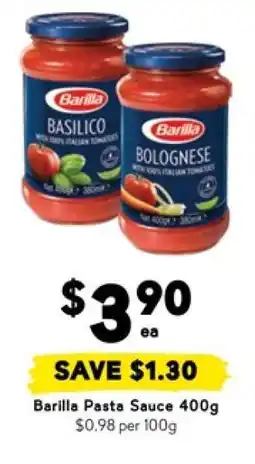 Drakes Barilla Pasta Sauce 400g offer