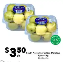Drakes South Australian Golden Delicious Apples 1kg offer