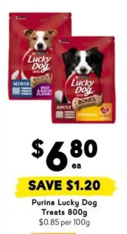Drakes Purina Lucky Dog Treats 800g offer