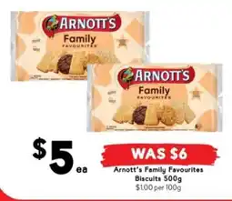Drakes Arnott’s Family Favourites Biscuits 500g offer
