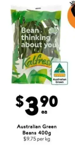 Drakes Australian Green Beans 400g offer
