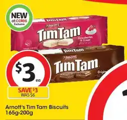 Coles Arnott's Tim Tam Biscuits offer