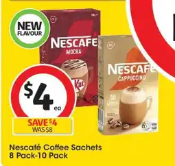 Coles Nescafé Coffee Sachets offer