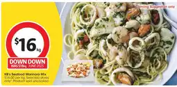 Coles KB's Seafood Marinara Mix offer