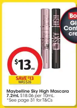 Coles Maybelline Sky High Mascara offer