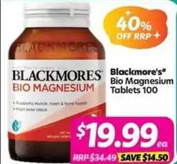 Your Discount Chemist Blackmore's Bio Magnesium offer