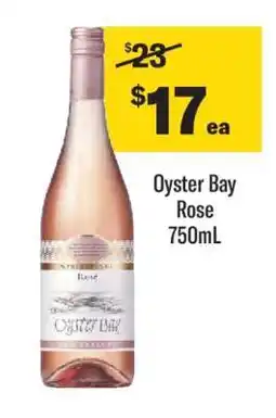 Coles Oyster Bay Rose 750mL offer