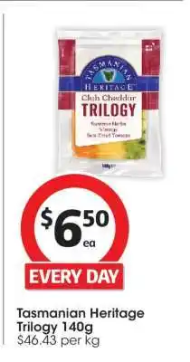 Coles Tasmanian Heritage Trilogy 140g offer