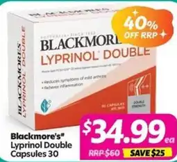 Your Discount Chemist Blackmore's Lyprinol Double offer