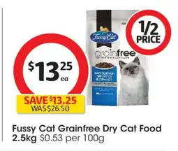 Coles Fussy Cat Grainfree Dry Cat Food offer