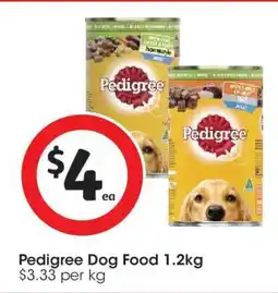 Coles Pedigree Dog Food 1.2kg offer