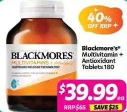 Your Discount Chemist Blackmore's Multivitamin + Antioxidant offer