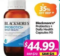 Your Discount Chemist Blackmore's Probiotics + Daily Health offer